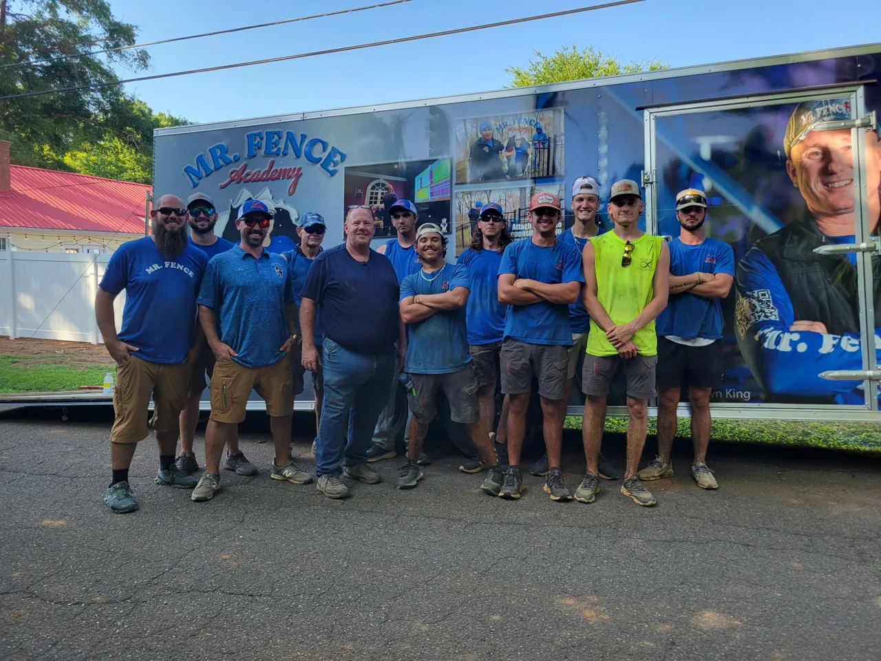 Kevin Hooks attending professional fence installation training at Mr. Fence Academy